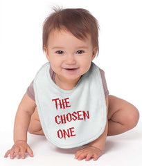 The Chosen One Infant Baby Bib-Direct To Garment Print-Brisco Baby