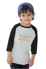 Jealous Of Chosen One Toddler Baseball-Direct To Garment Print-Brisco Baby