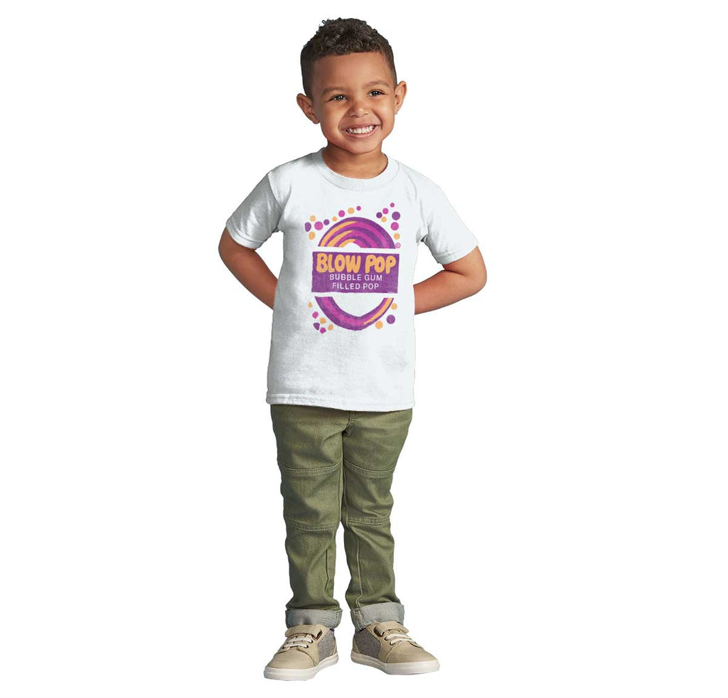 Classic Blow Pop Infant Toddler T Shirt-Direct To Garment Print-Brisco Baby