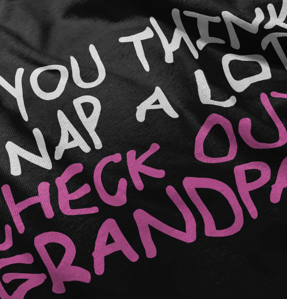 Check Out Grandpa Toddler Ruffle Bottom Tee-Direct To Garment Print-Brisco Baby