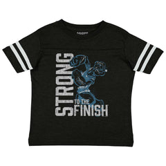 Popeye Muscles Toddler Football Jersey Tee-Direct To Garment Print-Brisco Baby