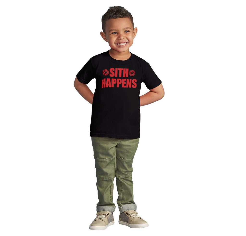 Sith Happens Infant Toddler T Shirt-Direct To Garment Print-Brisco Baby
