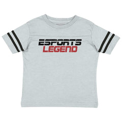 Sports Legend Professional Gamer Toddler Football Jersey Tee-Direct To Garment Print-Brisco Baby