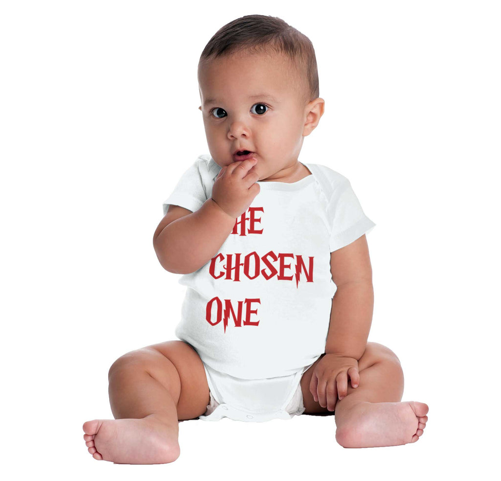 The Chosen One Romper Bodysuit-Direct To Garment Print-Brisco Baby