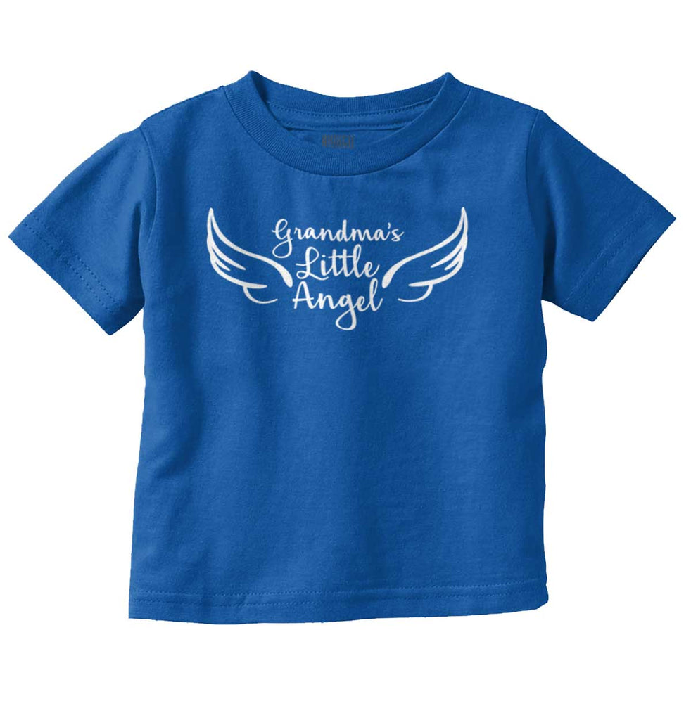 Grandma's Little Angel Infant Toddler T Shirt-Direct To Garment Print-Brisco Baby
