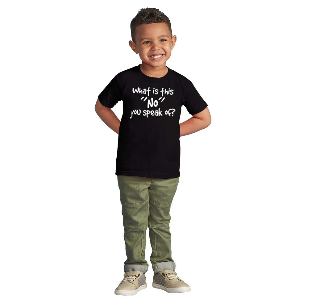What is No Infant Toddler T Shirt-Direct To Garment Print-Brisco Baby