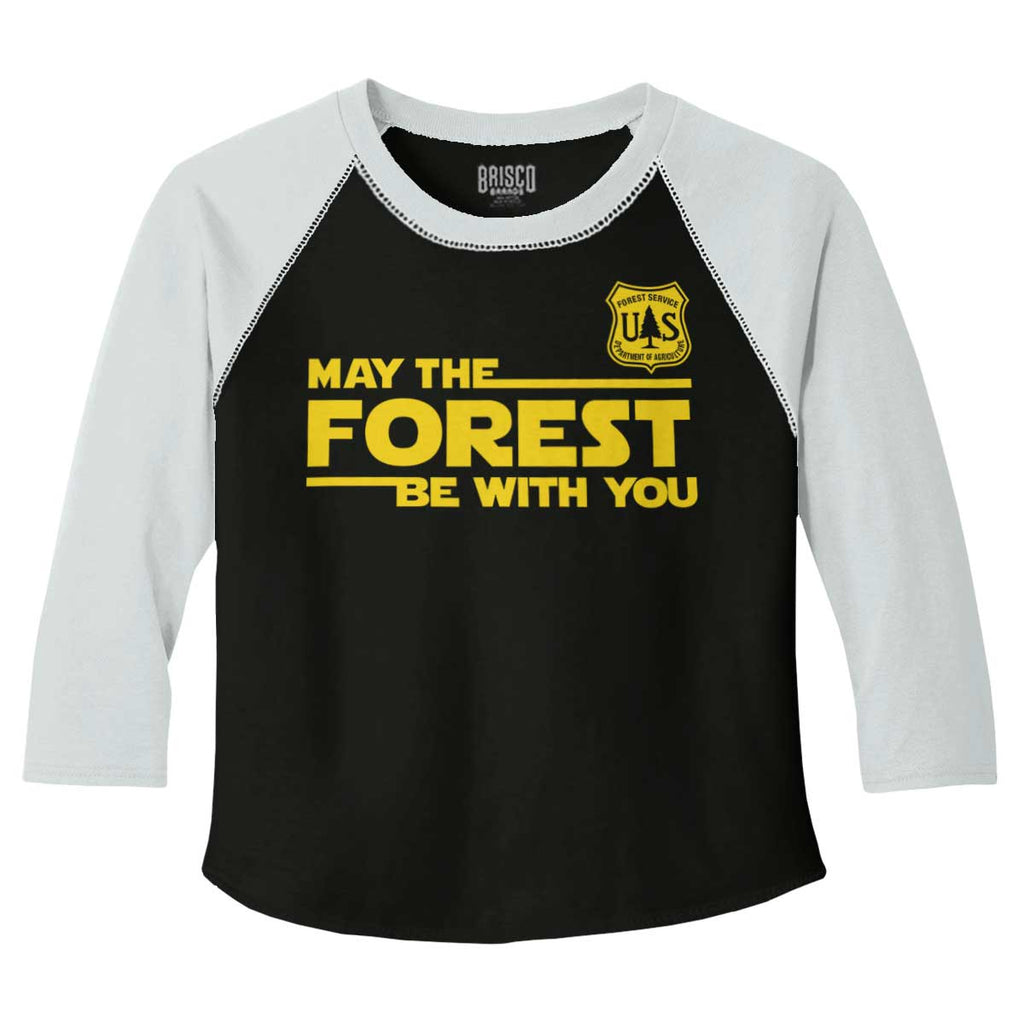 May The Forest Toddler Baseball-Direct To Garment Print-Brisco Baby