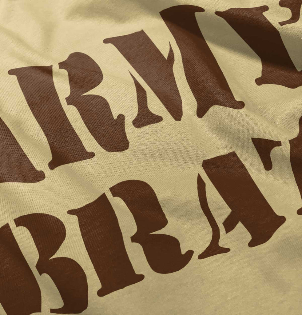 Army Brat Romper Bodysuit-Direct To Garment Print-Brisco Baby