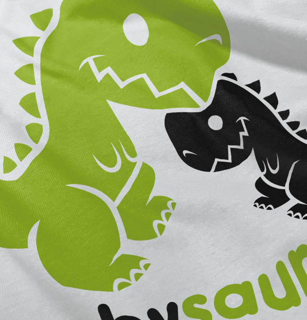 Babysaurus Rex Infant Baby Bib-Direct To Garment Print-Brisco Baby