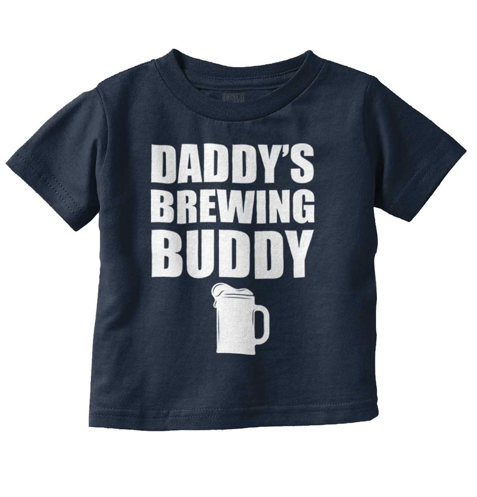 Brewing Buddy Infant Toddler T Shirt-Direct To Garment Print-Brisco Baby