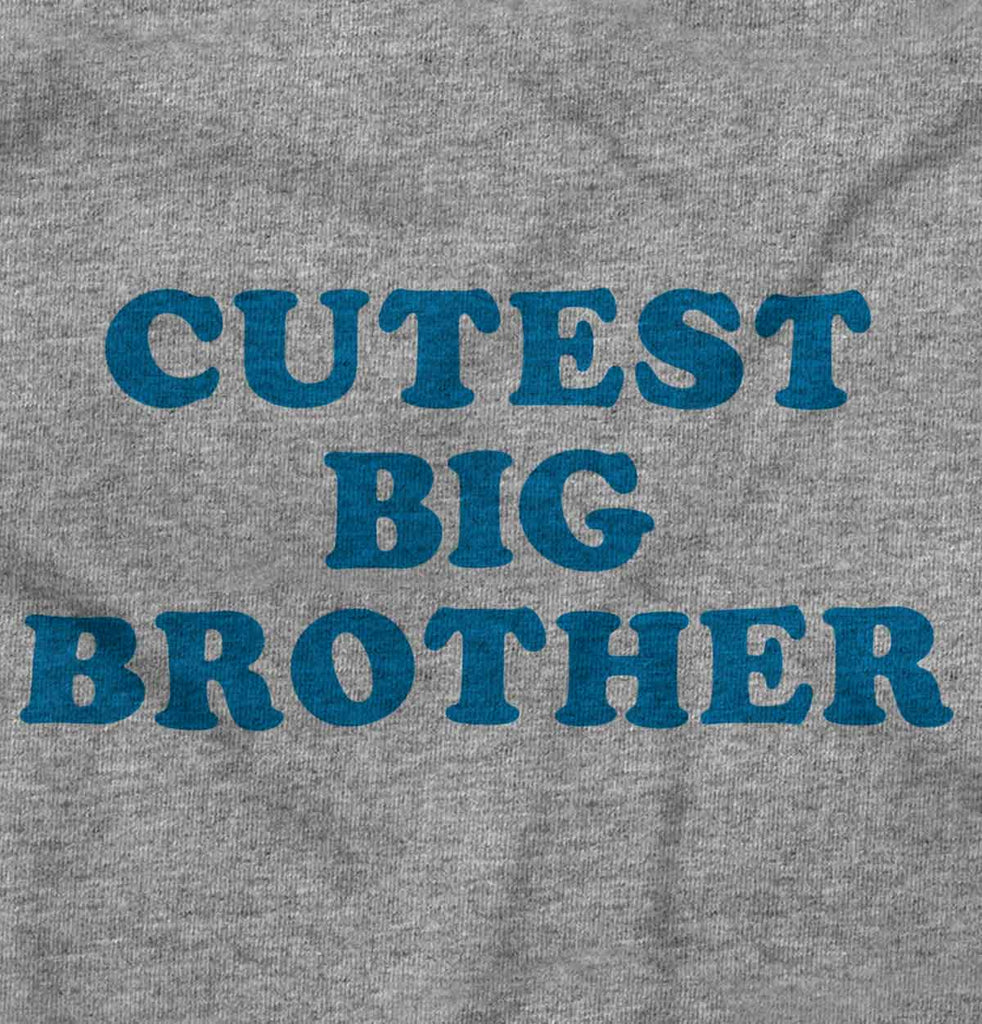 Cutest Big Brother Romper-Direct To Garment Print-Brisco Baby