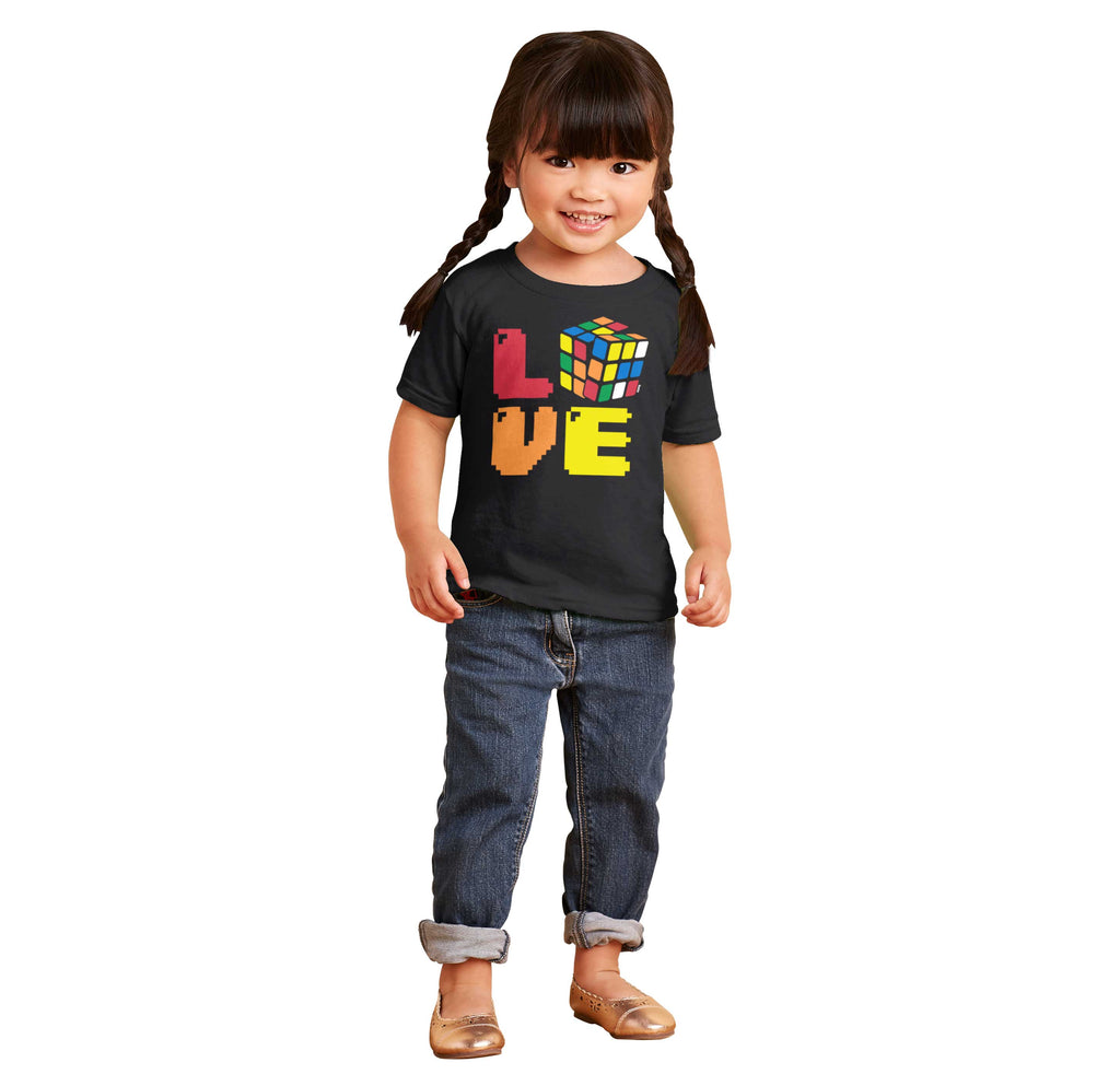 Rubik's Love Infant Toddler T Shirt-Direct To Garment Print-Brisco Baby