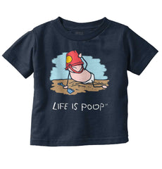 Baby Beach Infant Toddler T Shirt-Direct To Garment Print-Brisco Baby