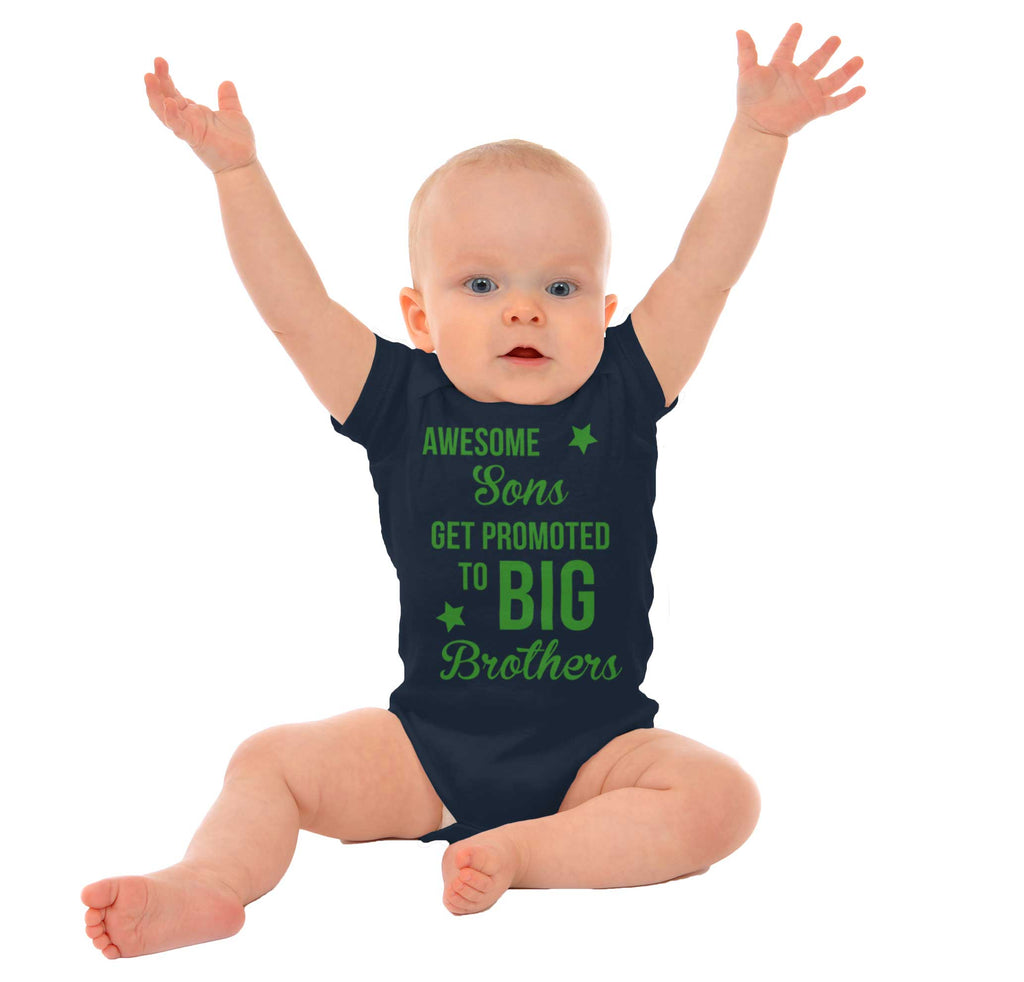 Awesome Sons Promoted Romper Bodysuit-Direct To Garment Print-Brisco Baby
