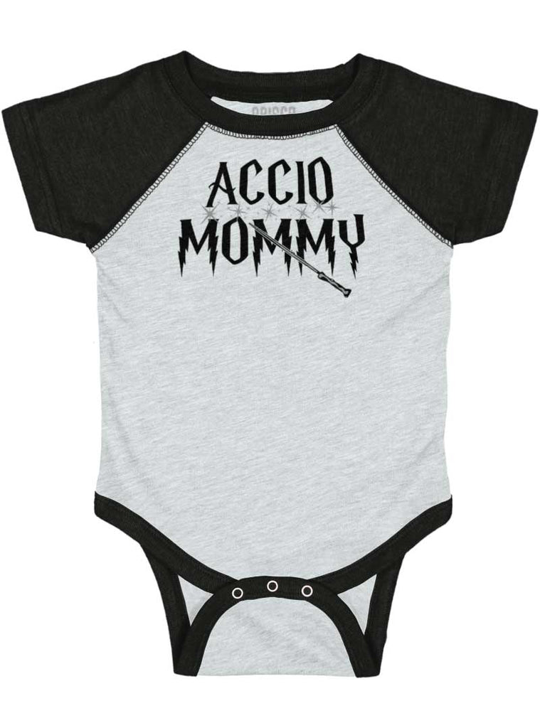 Accio Mommy Raglan Romper Bodysuit-Direct To Garment Print-Brisco Baby