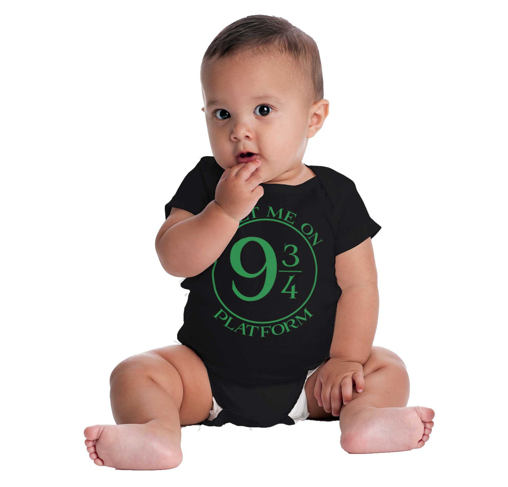 Meet Platform 9 3/4 Romper Bodysuit-Direct To Garment Print-Brisco Baby