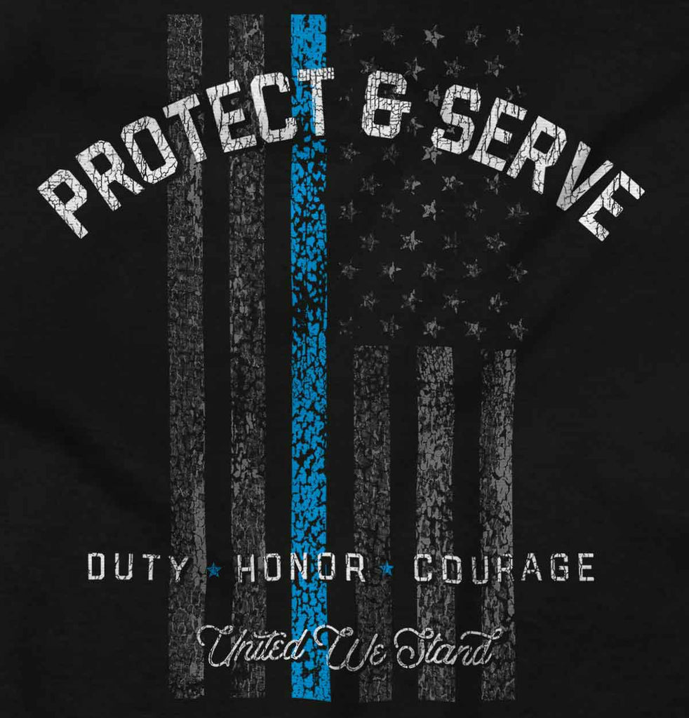 Protect And Serve Romper Bodysuit-Direct To Garment Print-Brisco Baby