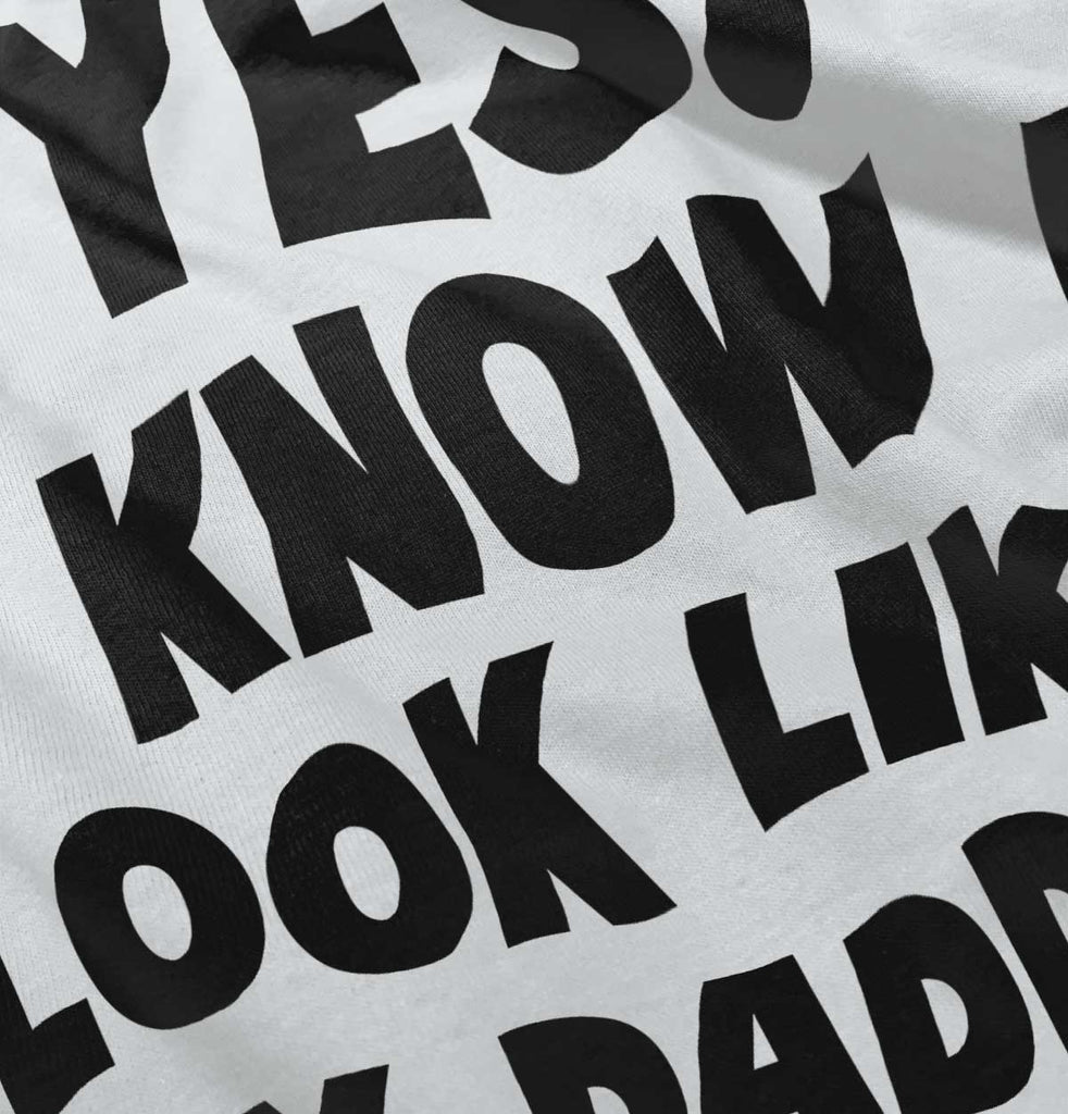 Look Like Daddy Infant Baby Bib-Direct To Garment Print-Brisco Baby