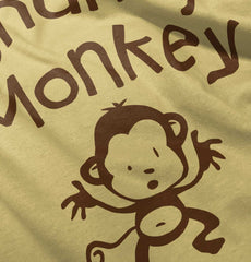 Chunky Monkey Infant Toddler T Shirt-Direct To Garment Print-Brisco Baby