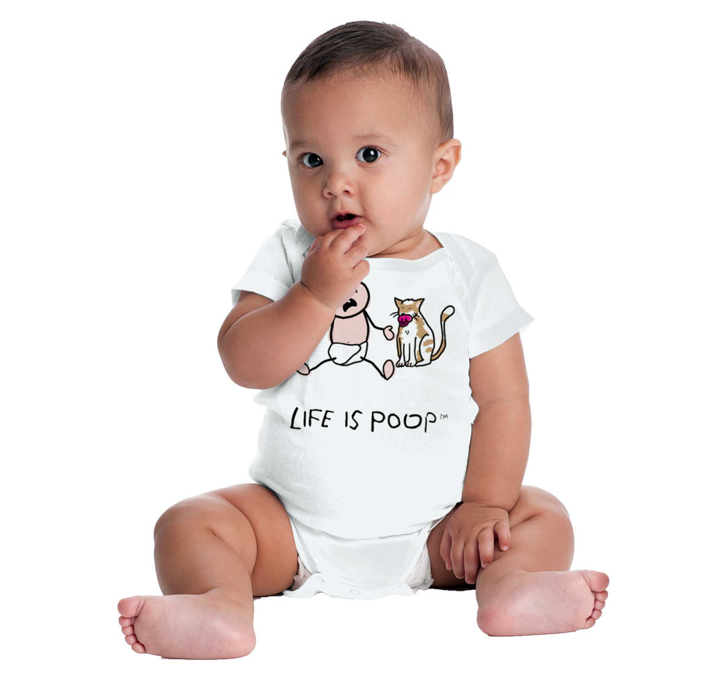 Cat Pacifier Romper Bodysuit-Direct To Garment Print-Brisco Baby