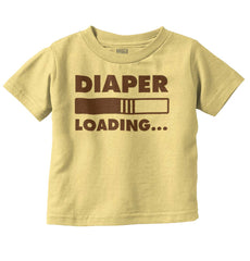 Loading Diaper Infant Toddler T Shirt-Direct To Garment Print-Brisco Baby