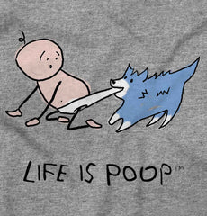 Dog Pull Romper Bodysuit-Direct To Garment Print-Brisco Baby