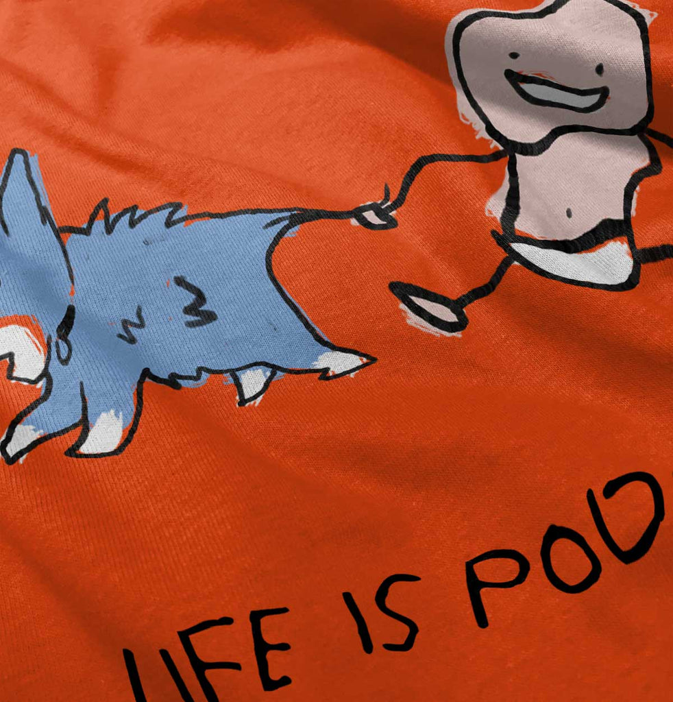 Dog Tail Romper Bodysuit-Direct To Garment Print-Brisco Baby