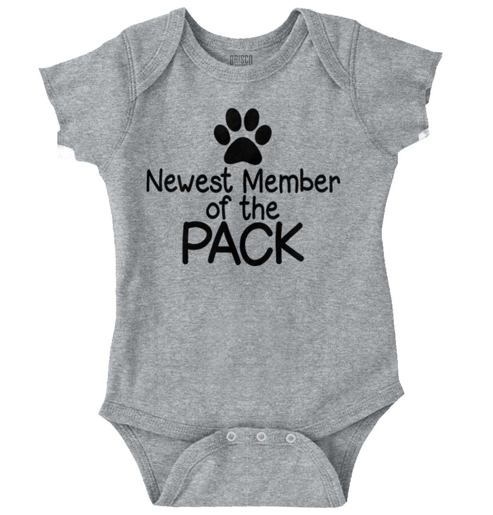 Member of the Pack Romper Bodysuit-Direct To Garment Print-Brisco Baby