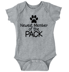 Member of the Pack Romper Bodysuit-Direct To Garment Print-Brisco Baby