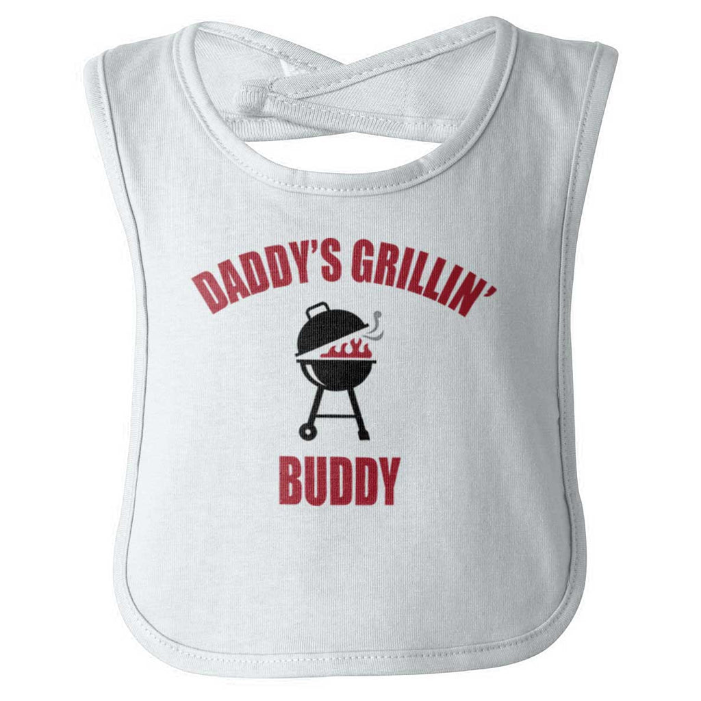 Grilling Buddy Infant Baby Bib-Direct To Garment Print-Brisco Baby