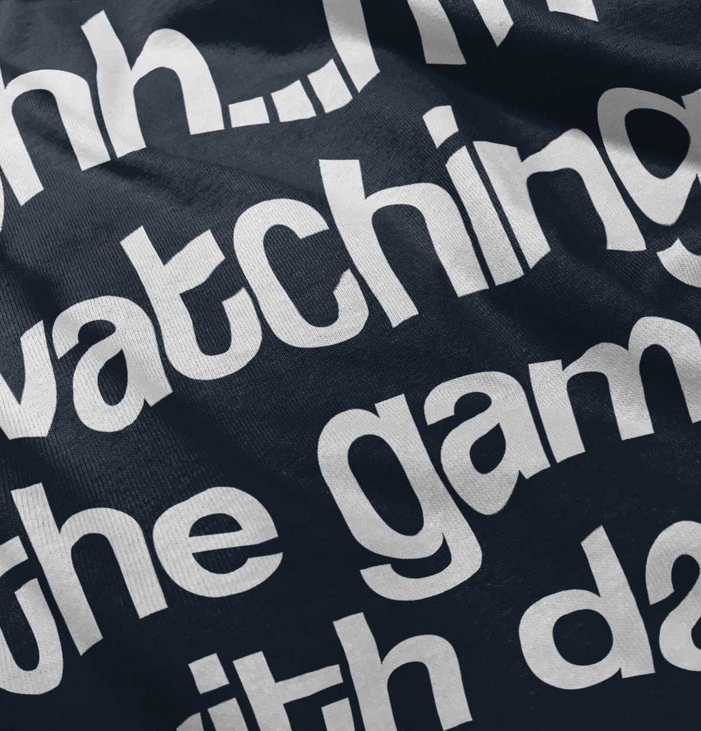 Watching the Game Infant Toddler T Shirt-Direct To Garment Print-Brisco Baby