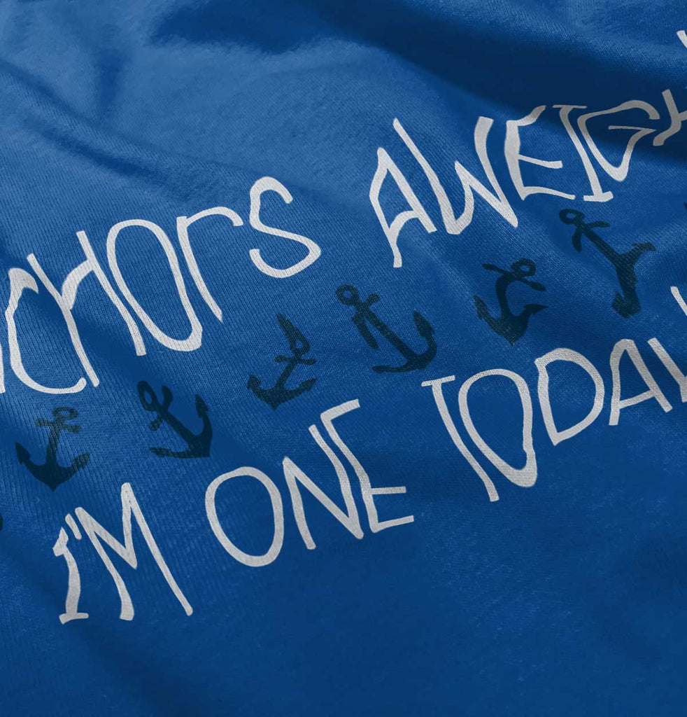 Anchors Aweigh Infant Toddler T Shirt-Direct To Garment Print-Brisco Baby