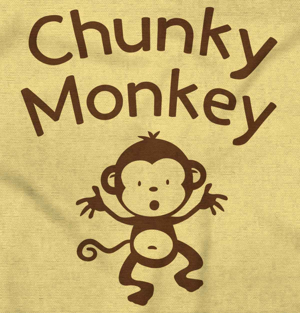 Chunky Monkey Infant Toddler T Shirt-Direct To Garment Print-Brisco Baby