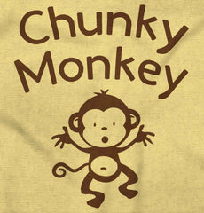 Chunky Monkey Infant Toddler T Shirt-Direct To Garment Print-Brisco Baby