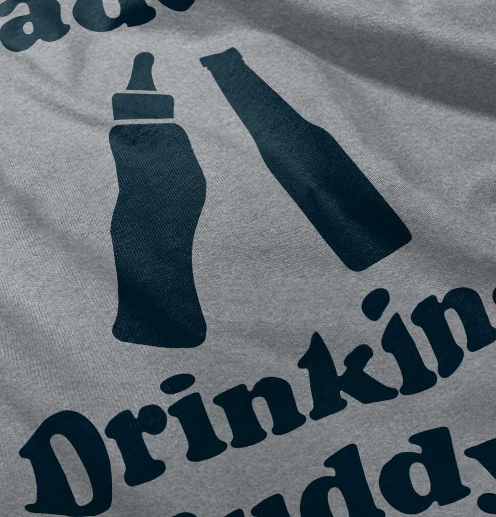 Drinking Buddy Raglan Romper Bodysuit-Direct To Garment Print-Brisco Baby