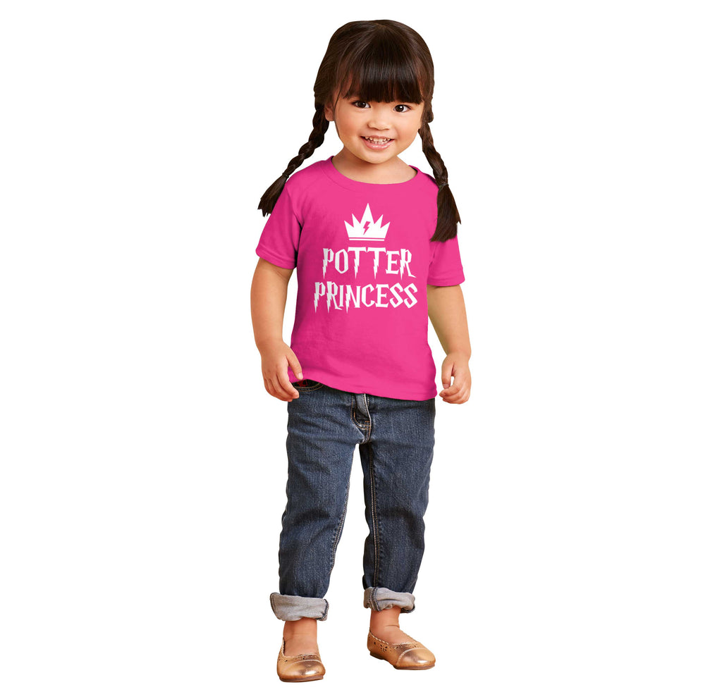 Potter Princess Infant Toddler T Shirt-Direct To Garment Print-Brisco Baby