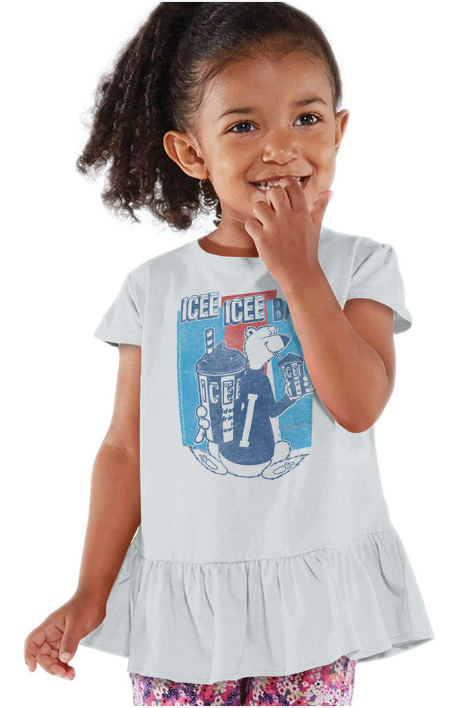 Polar Icee Baby Toddler Ruffle Bottom Tee-Direct To Garment Print-Brisco Baby