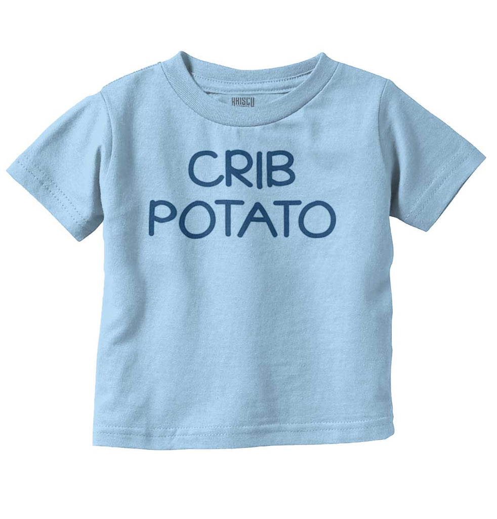 Crib Potato Infant Toddler T Shirt-Direct To Garment Print-Brisco Baby