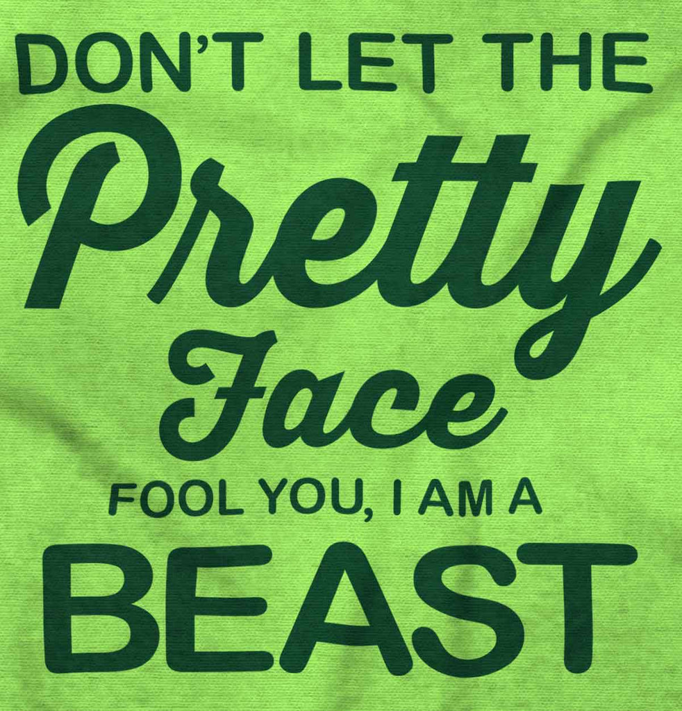 Pretty Face Infant Toddler T Shirt-Direct To Garment Print-Brisco Baby