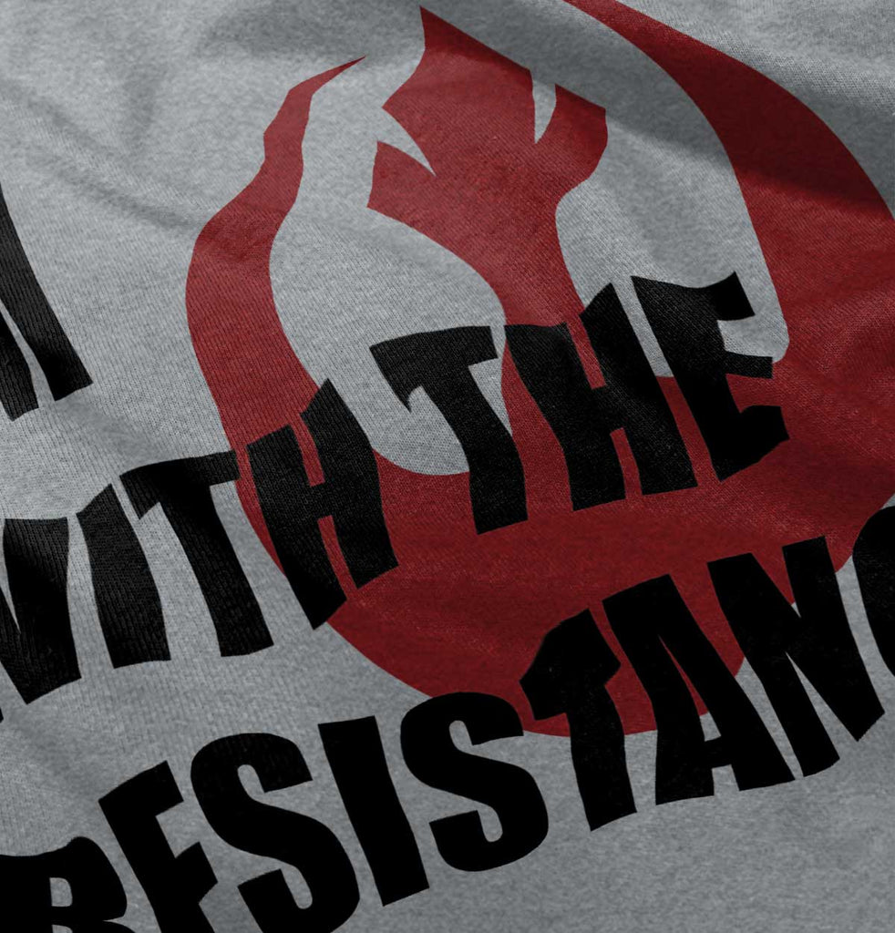 With The Resistance Infant Toddler T Shirt-Direct To Garment Print-Brisco Baby