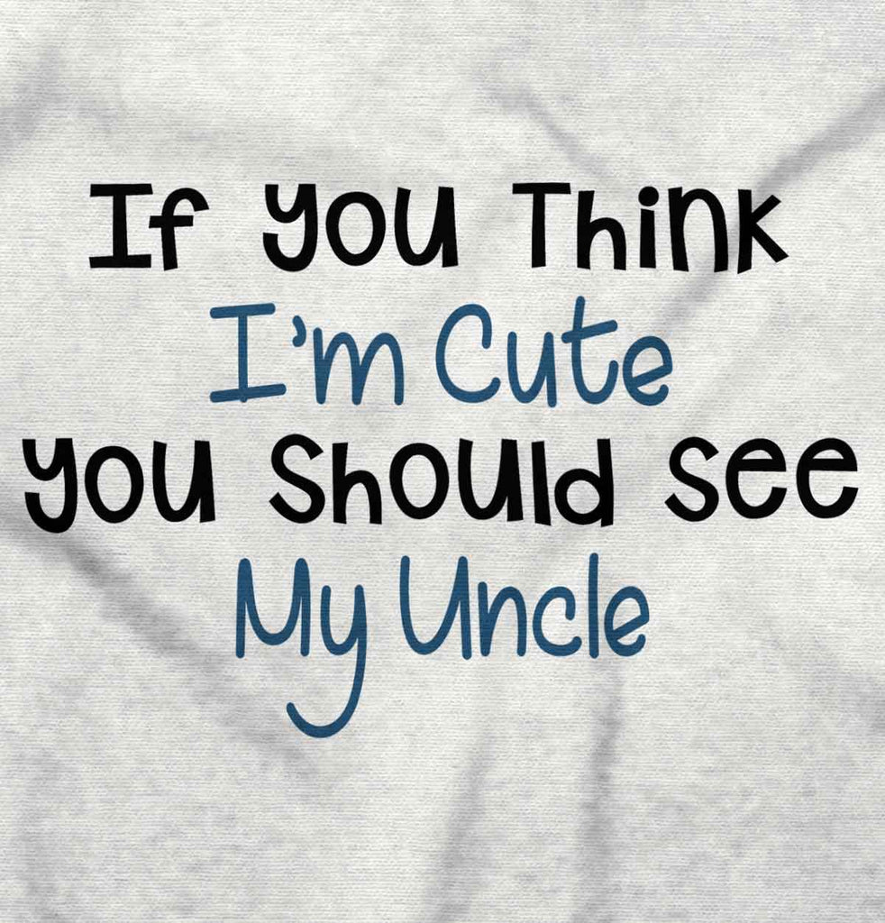 See My Uncle Romper Bodysuit-Direct To Garment Print-Brisco Baby