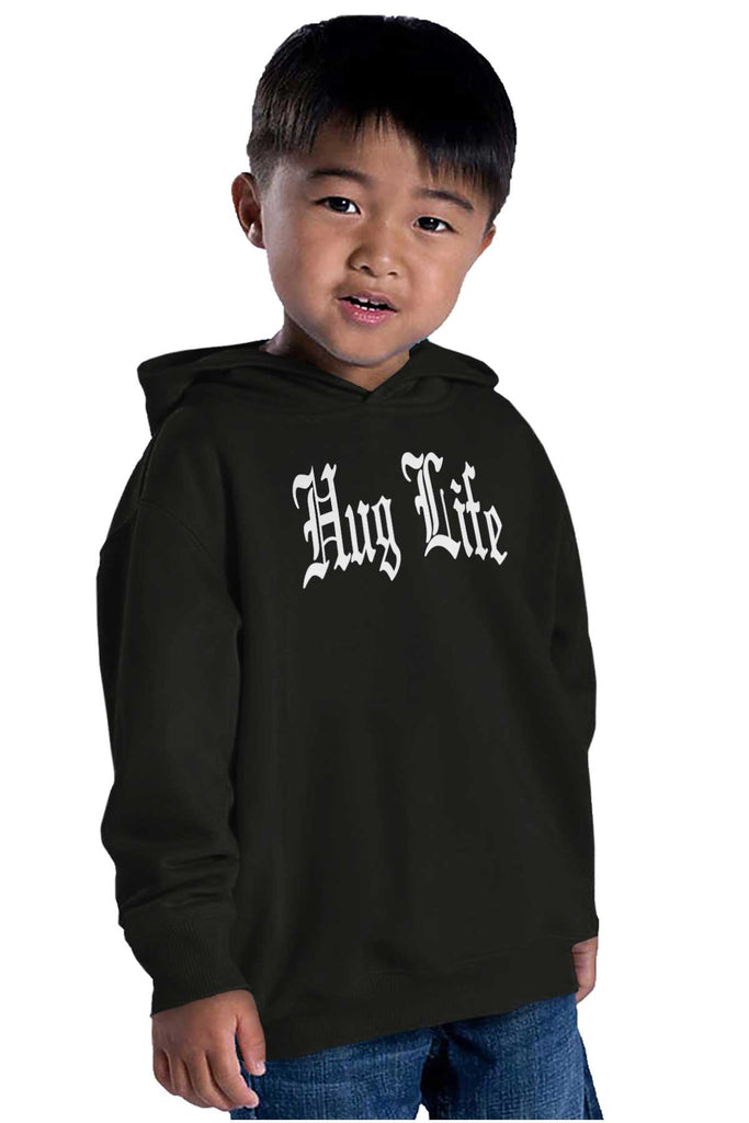Hug Life Toddler Pullover Hoodie-Direct To Garment Print-Brisco Baby
