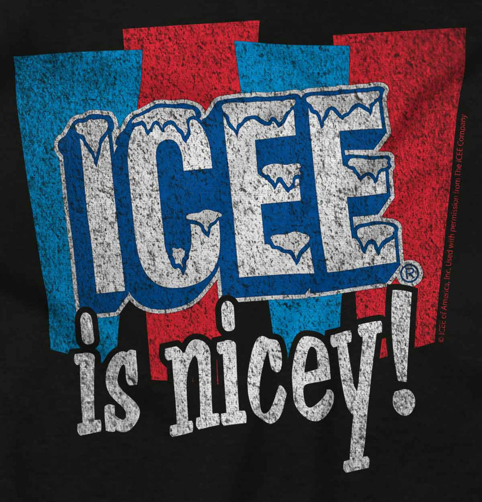 Icee Is Nicey Toddler Baseball-Direct To Garment Print-Brisco Baby