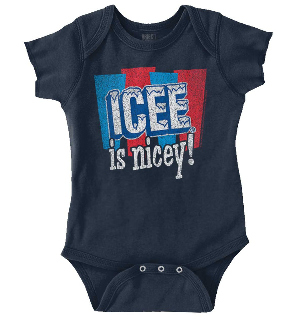 Icee Is Nicey Romper Bodysuit-Direct To Garment Print-Brisco Baby