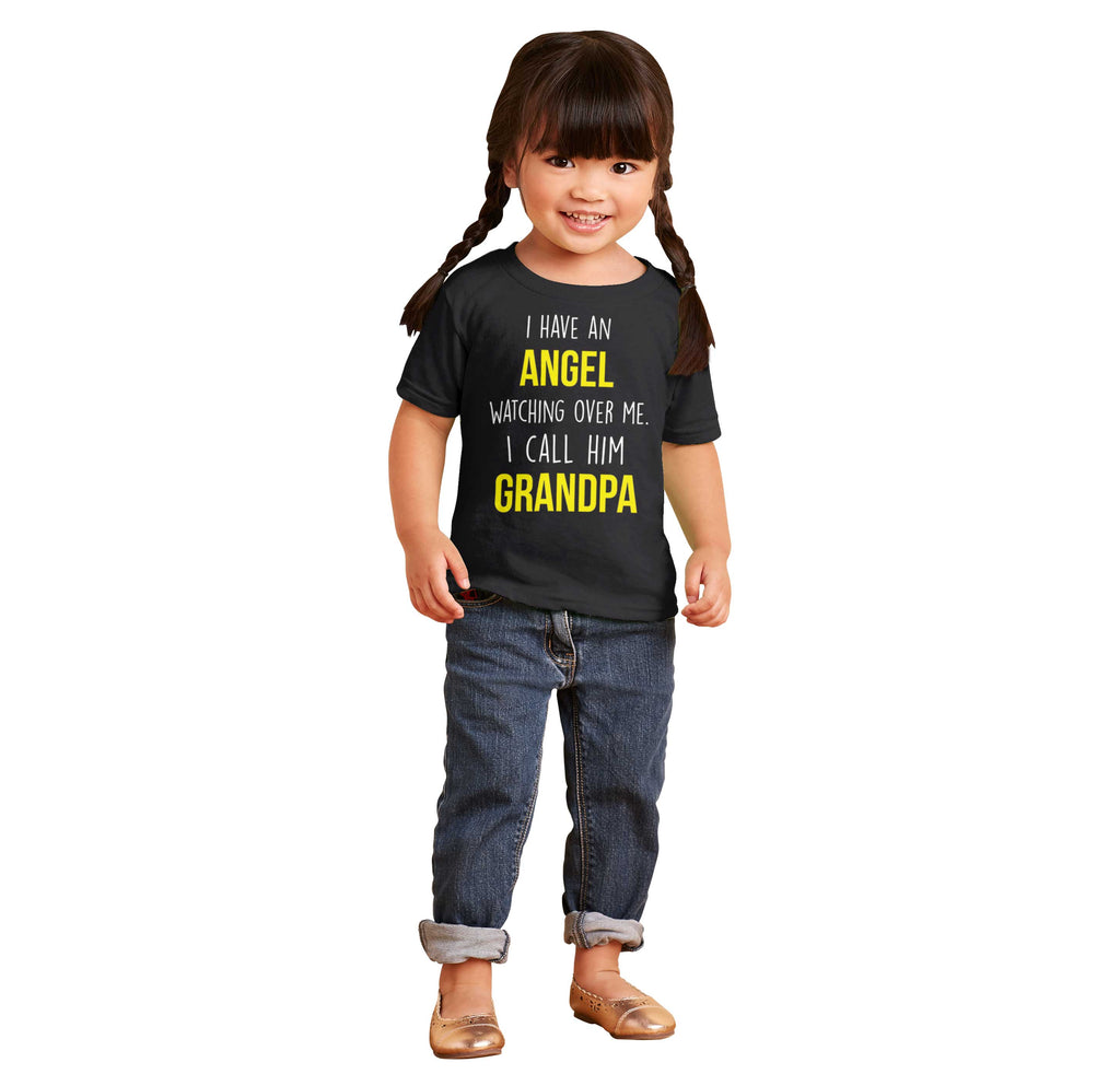 Grandpa Watching Over Me Infant Toddler T Shirt-Direct To Garment Print-Brisco Baby