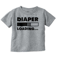 Loading Diaper Infant Toddler T Shirt-Direct To Garment Print-Brisco Baby