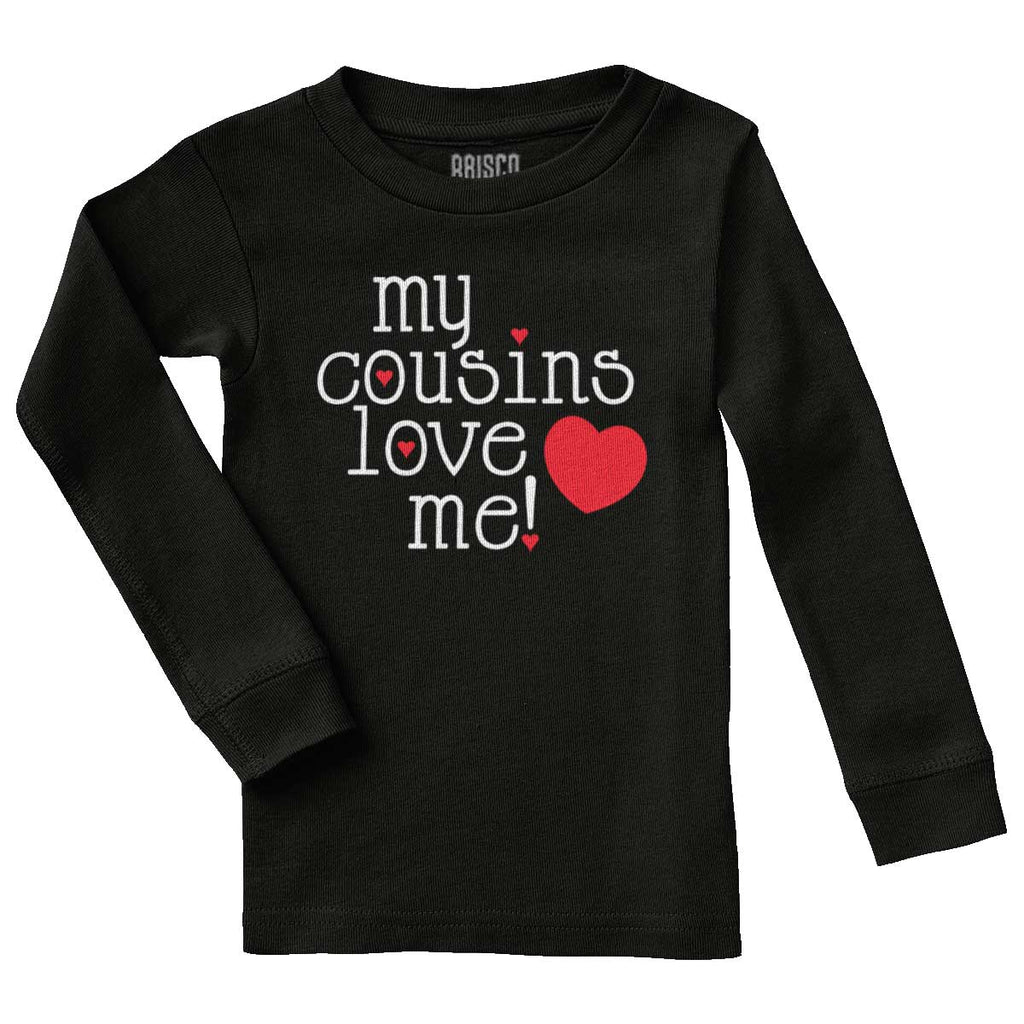 Cousins Love Me Solid Baby Pajama Top-Direct To Garment Print-Brisco Baby
