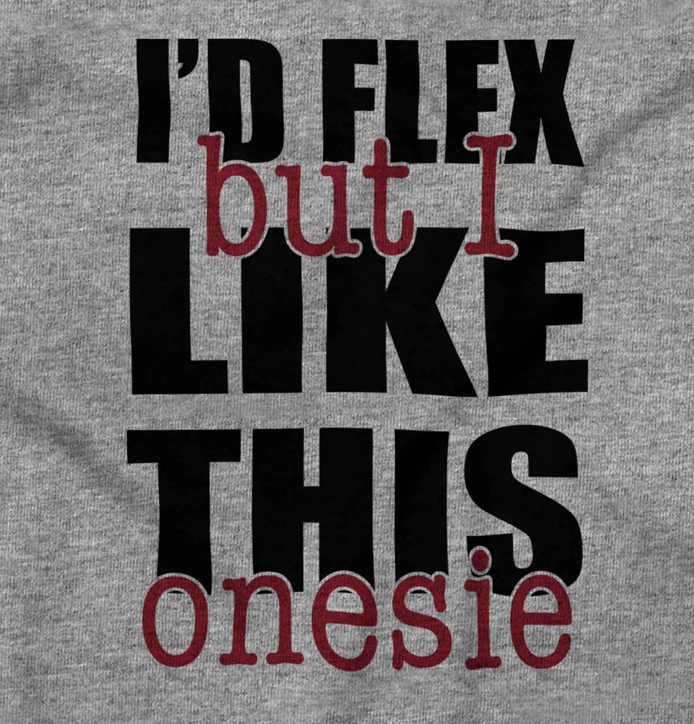 I'd Flex Romper Bodysuit-Direct To Garment Print-Brisco Baby