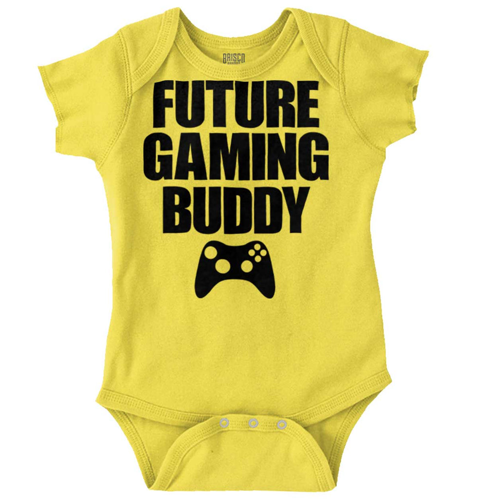 Future Gaming Buddy Romper Bodysuit-Direct To Garment Print-Brisco Baby