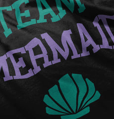 Team Mermaid Romper Bodysuit-Direct To Garment Print-Brisco Baby